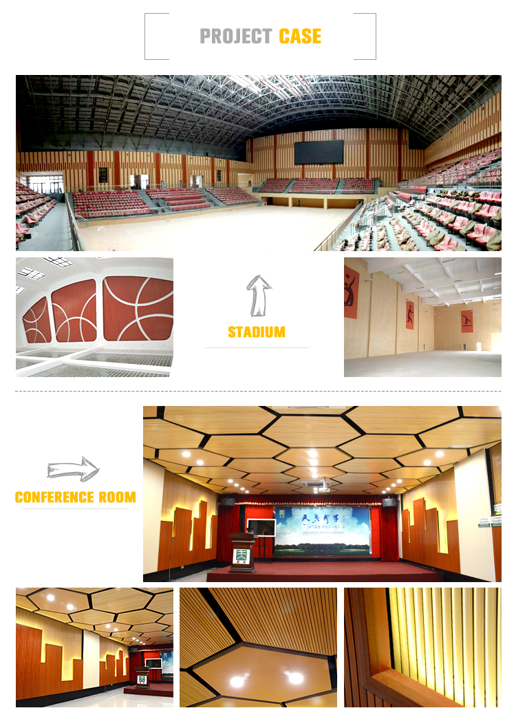 TianGe Fireproof Eco-Friendly Good Decorative Effective Aluminum Grooved Acoustic Ceiling Panels For Sell