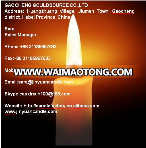 2016 Newest Best Quality Colored plain candle