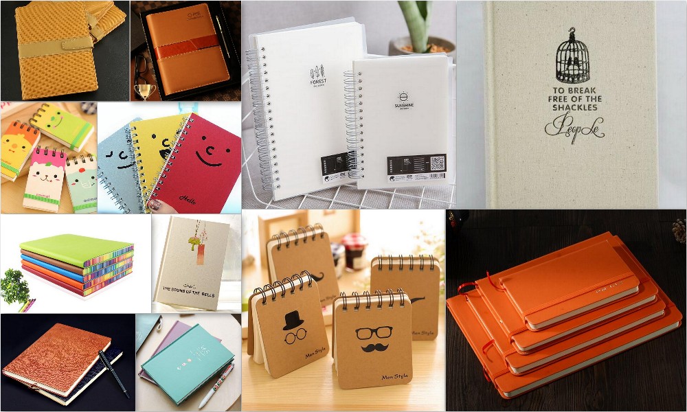 2019 pu leather diary with pen holder