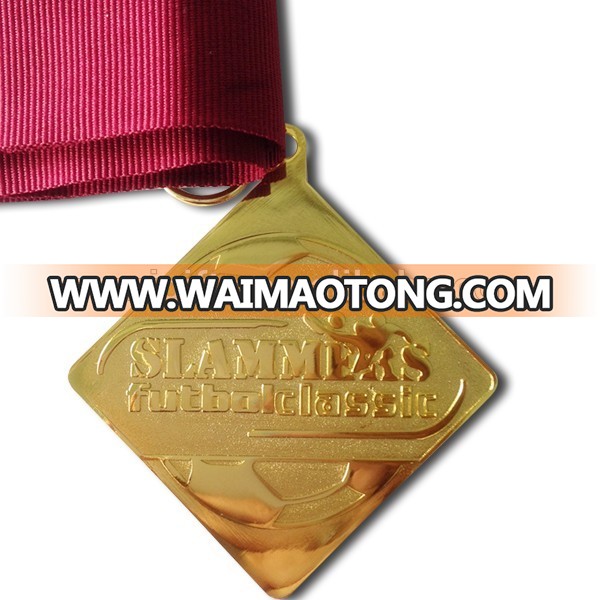 Professional manufacturer make metal custom medal / olympic metal medal with ribbon