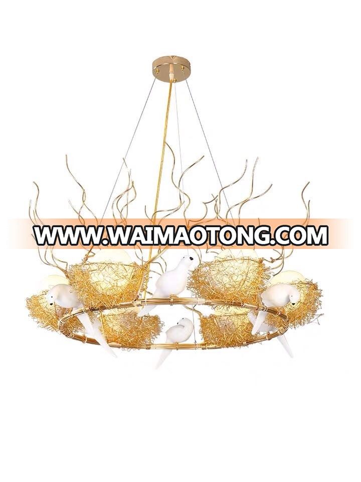 Modern Gold Crystal Chandelier for Hotel Decoration