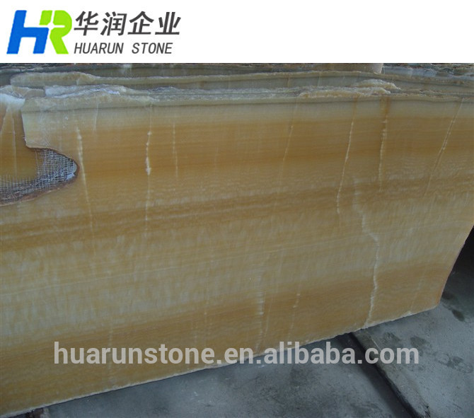 Transparent Yellow Honey Onyx Marble Stone