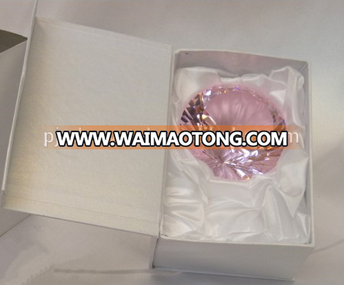 MH-ZS0047 wholesale diamond with clear base for wedding decoration red crystal diamond