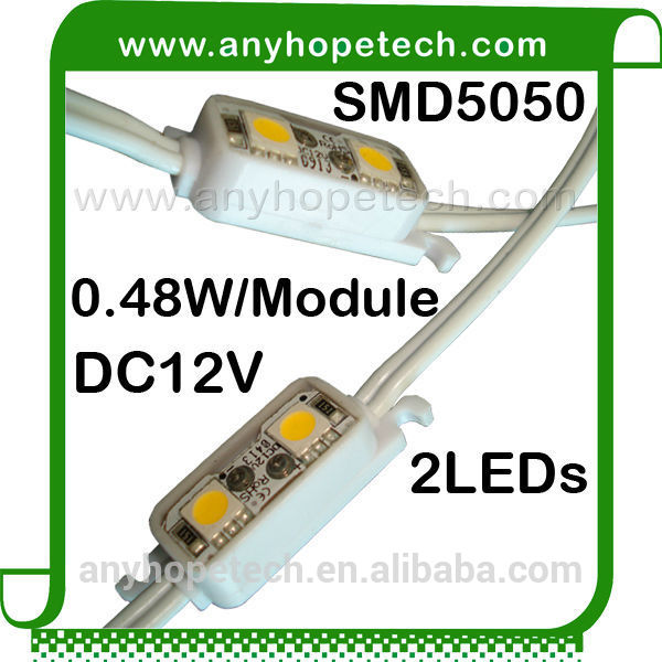 dc12v 0.48w 2LEDs rohs 5050 smd module led