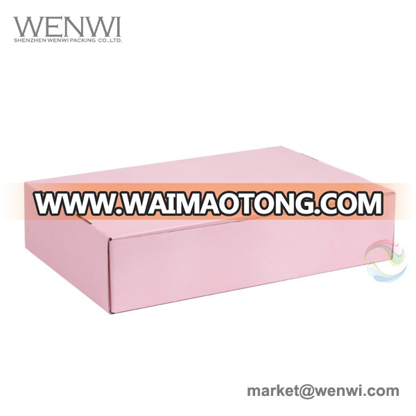 Pink Corrugated Shipping Facial Sleep Mask Packaging Box