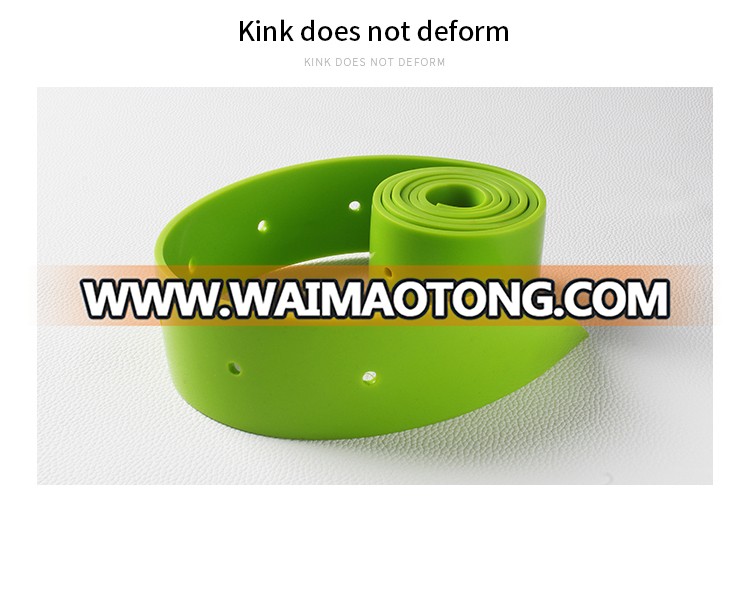 Custom unisex sport weight belt cheap silicone belt of golf