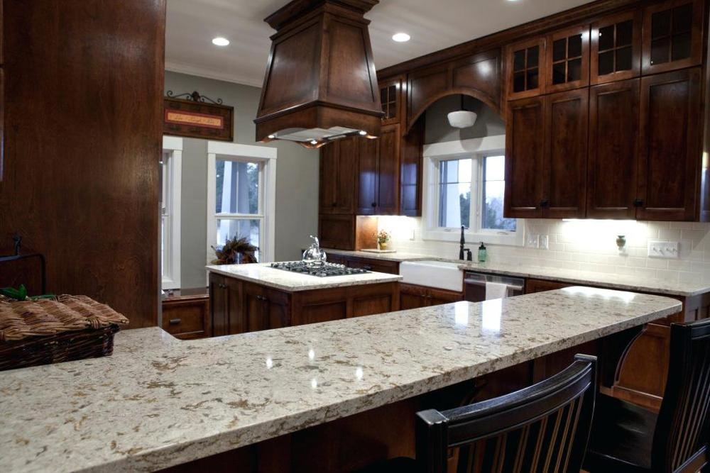 Manufactured quartz stone countertops