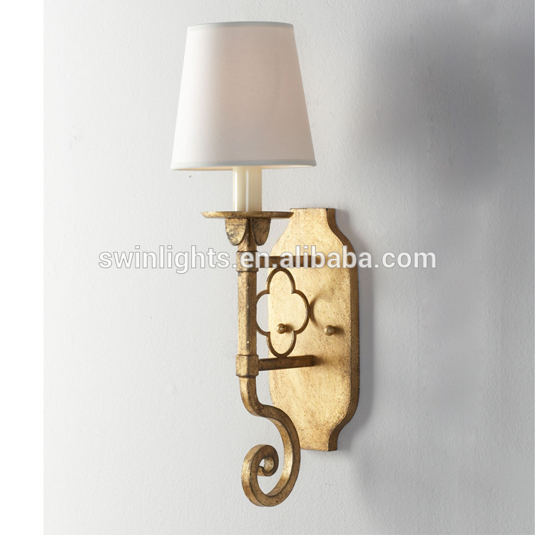 New professional manufacture wall lamp designs,wrought iron wall sconce  W6032-1