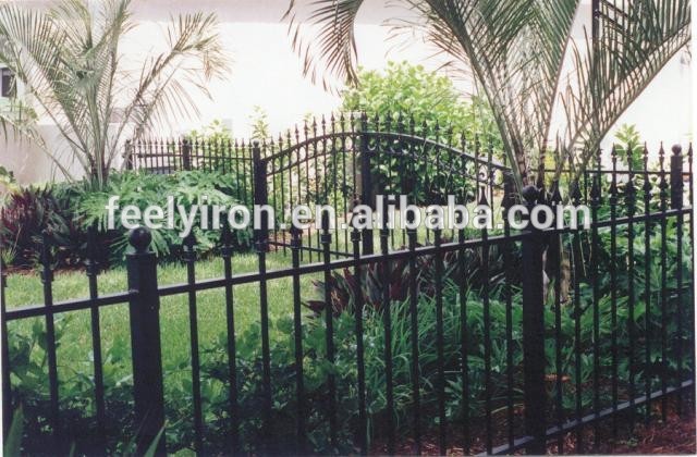 Decorative Wrought Iron Fence Design FF-006