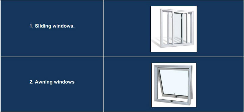 American stand pvc lifting windows with grills from China