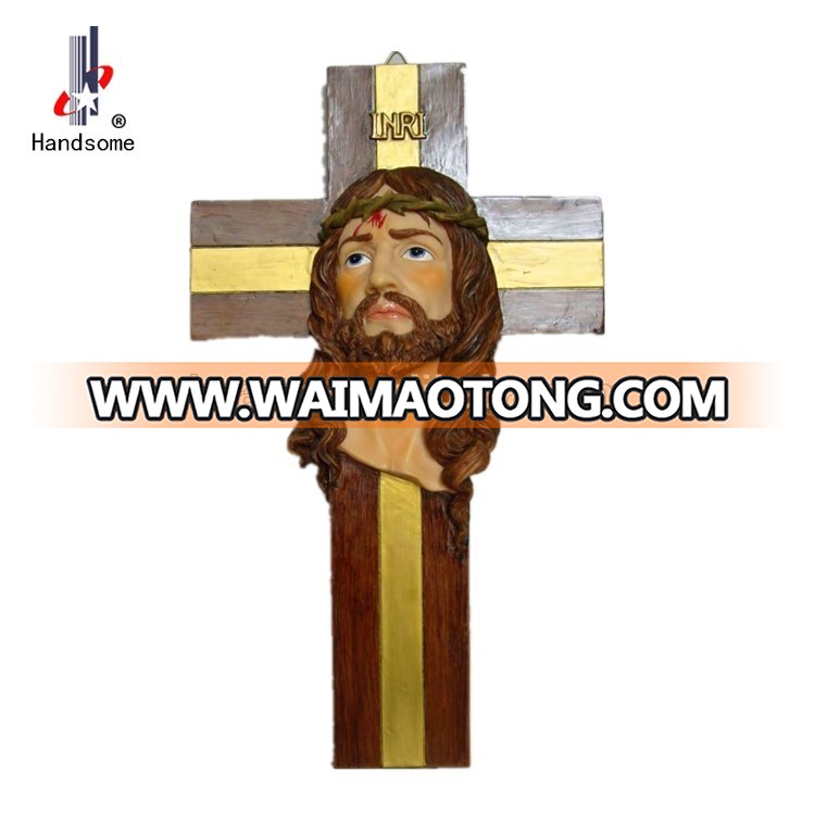 Poly Resin Handmade Crucifix Home Decor Cross