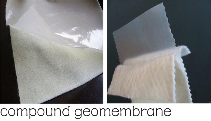 0.5mm virgin hdpe geomembrane with 400g pet composite geomembrane