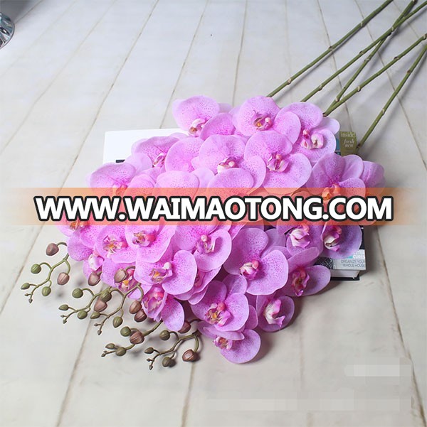 Wholesale 9 heads artificial phalaenopsis flower