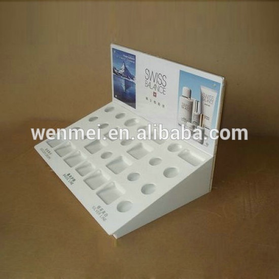 Elegant acrylic cosmetic display counter