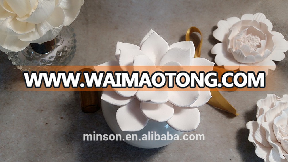 Wholesale Ceramic Flower Aroma Oil Diffuser