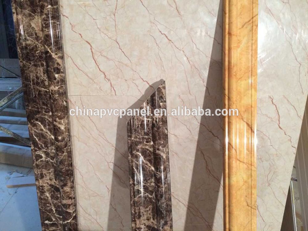 PVC marble stone moulding profile