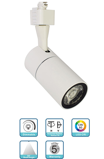 Halo LED Track head 9W LED Track light led spot light