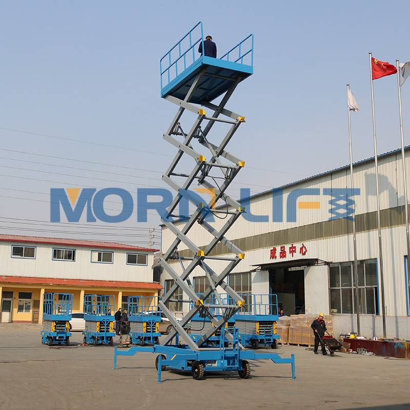 8-18m mobile scissor lift platform for aerial work