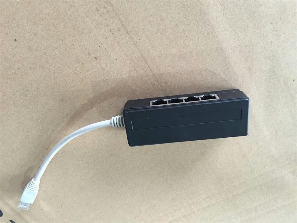 RJ45 Shielded Network Cable Splitter Customized Wiring Connecton is Welcomed