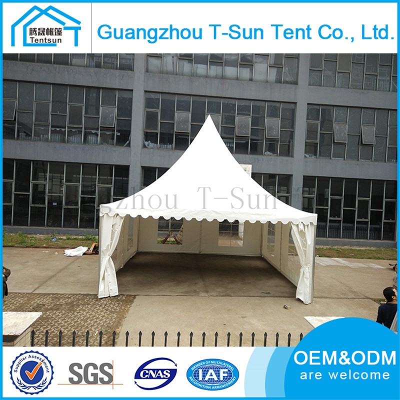 High quality aluminum frame 5x5m fair pagoda tents for sale