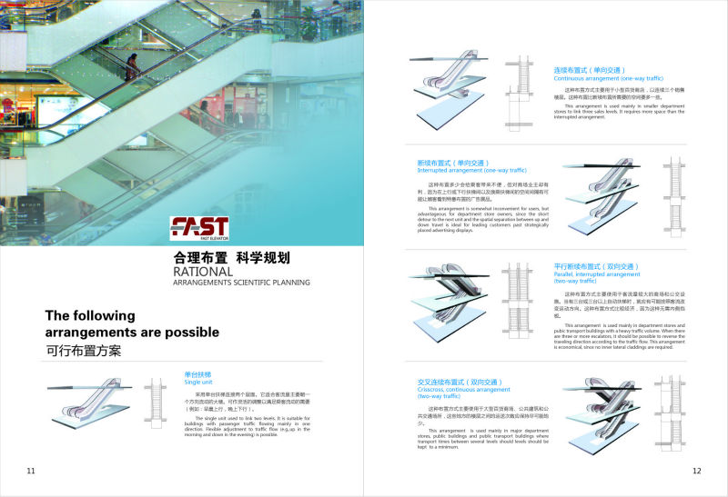 airport high quality machine grade escalator