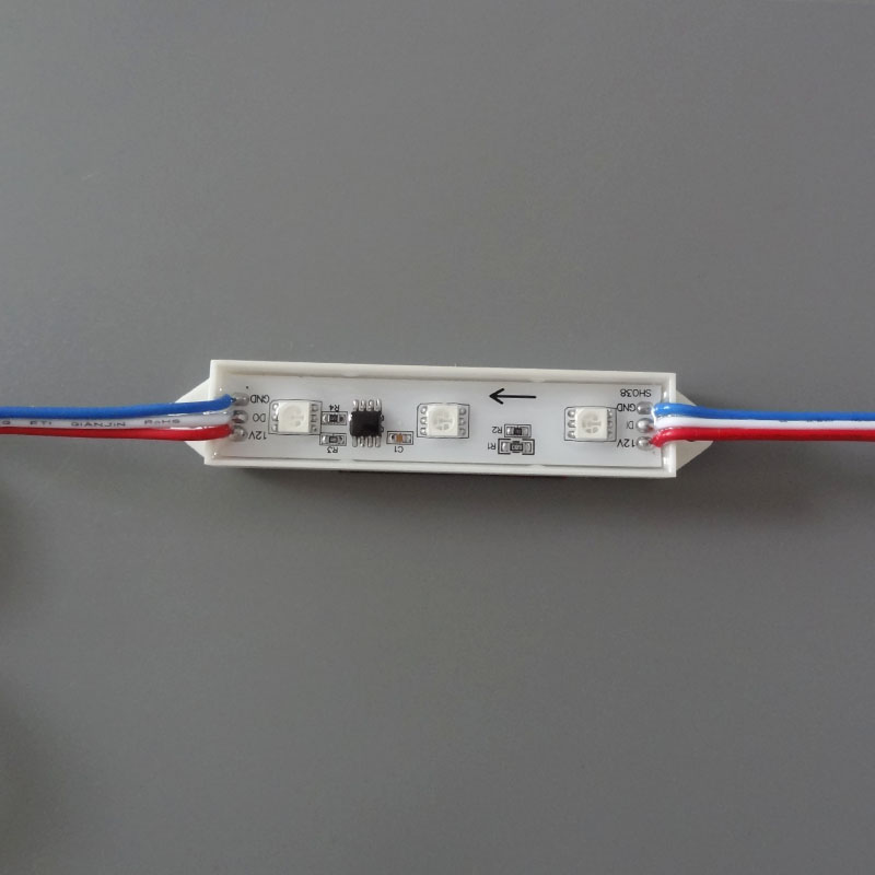 DC12v ws2811 high brightness full color 7515 led pixel module for channel letters