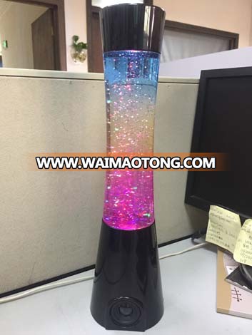 RAINBOW GLITTER WIRELESS SPEAKER LAMP