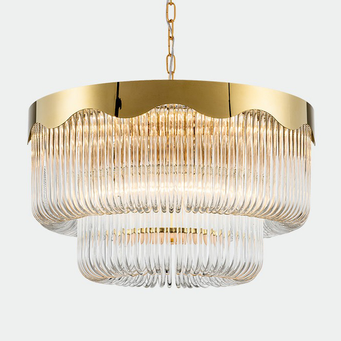 modern glass chandelier pendant light for dinner room decor ETL82163