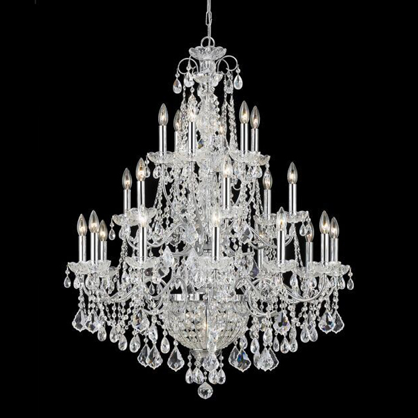 very large size tiered energy saving light source wedding hotel banquet hall chandelier lighting for high ceiling