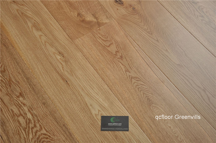 engineered wood flooring oak hardwood layer flooring tiles parquet big plank wire brushed