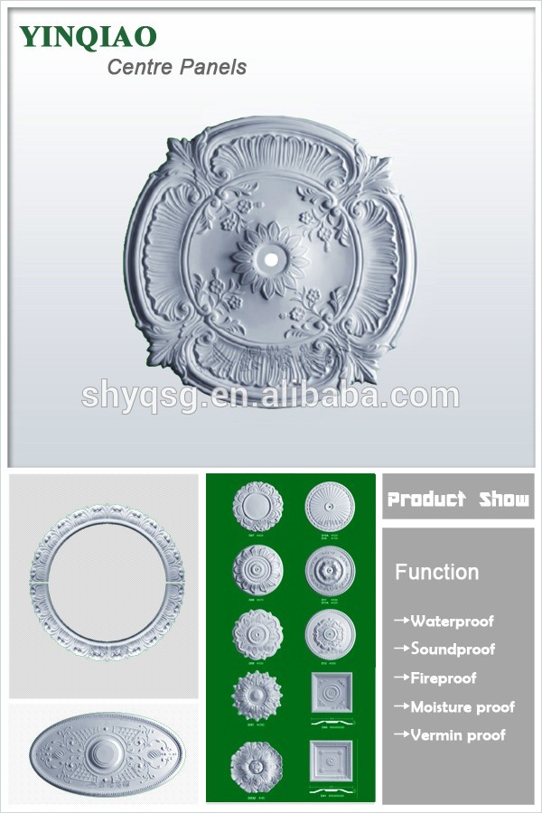 Manufactory of High quality Gypsum Plaster Ceiling Centers, Swags & Rosettes Ceiling Domes