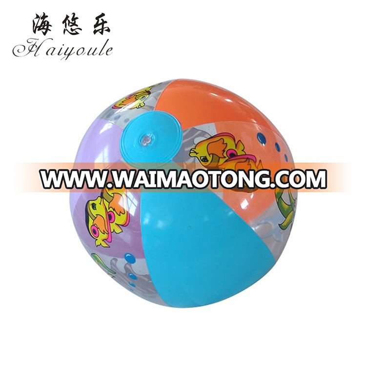 Custom PVC inflatable beach ball for wholesale