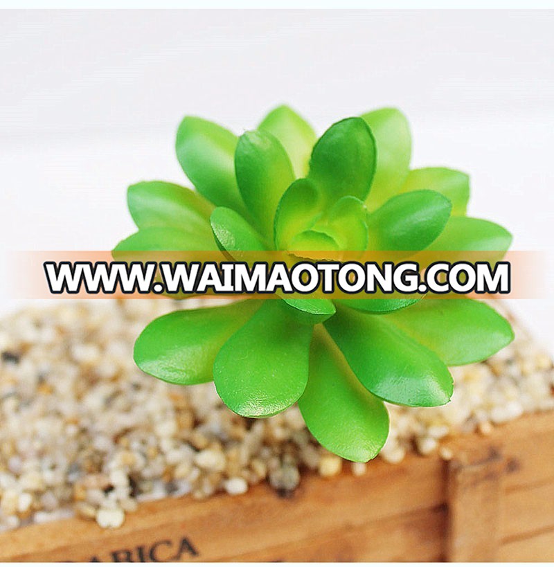 Factory fake plants artificial plastic mini flower succulent plants