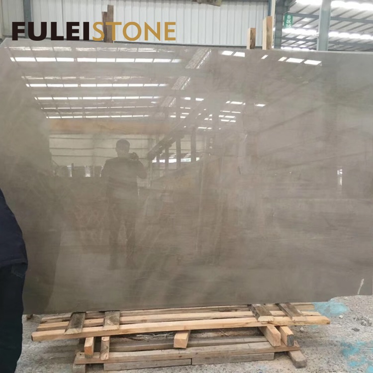 China Natural Polished Slab Aran Grey Marble for Home and Project Tiles