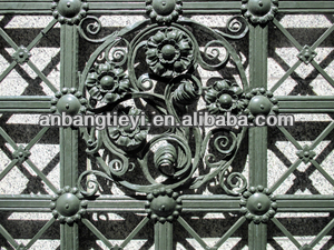 wrought iron scroll fence group ware