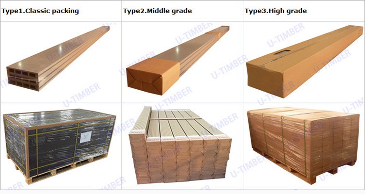 Crack-resistant solid WPC outdoor decking for Balcony