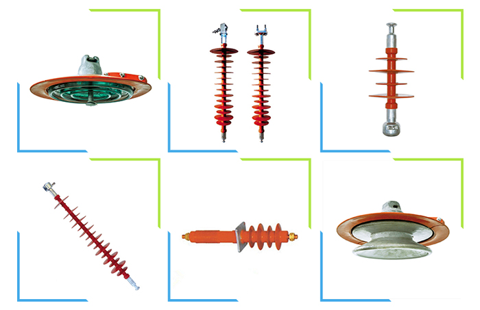 Transmission line composite interphase interval polymer insulator rod