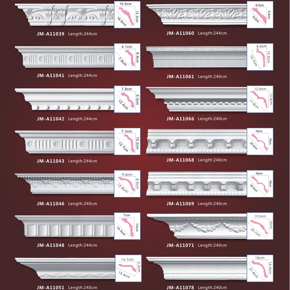 High Quality Good price beautiful new modern luxury polystyrene wooden moulding wood moulding