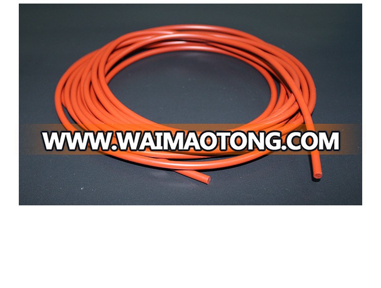 Custom colorful silicone rod for clothes drawstring