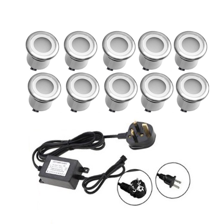 304 stainless steel 0.6W Outdoor Garden and Path Lights Recessed LED underground lights led deck light