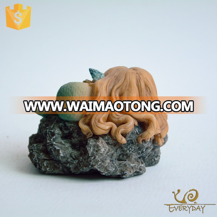 ED10640F Unique Happy Birthday Gift Ideas Resin Mermaid Figurine Best Birthday Gift For Girlfriend Lover