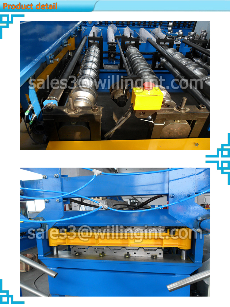 Popular Double Layer Top Quality Roll Forming Machine / Steel Rollformer/ Profiling Machine