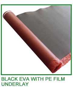 Standard 3mm White EPE Backing With Silver Film Laminate Flooring Underlayment