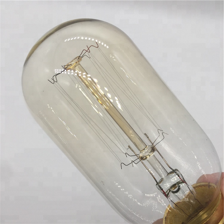 China Top Manufacturer Edison Bulb T45 Incandescent Filament Vintage Light Lamp