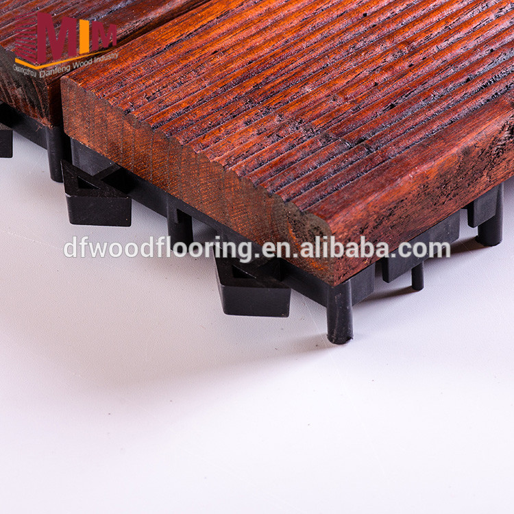 Oil Finished Chinese Teak Hardwood & Outdoor Solid Wood Flooring