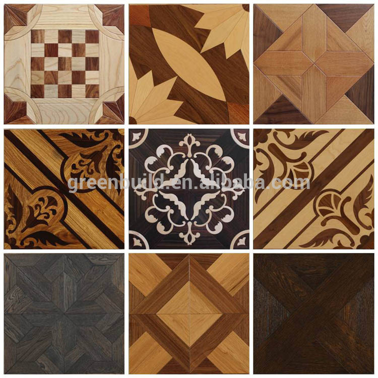 Stylish Natural Color Art Parquet Wood Flooring