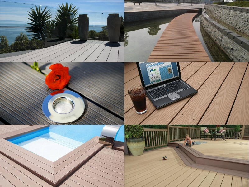 Cheap price wpc decking board for balcony and garden