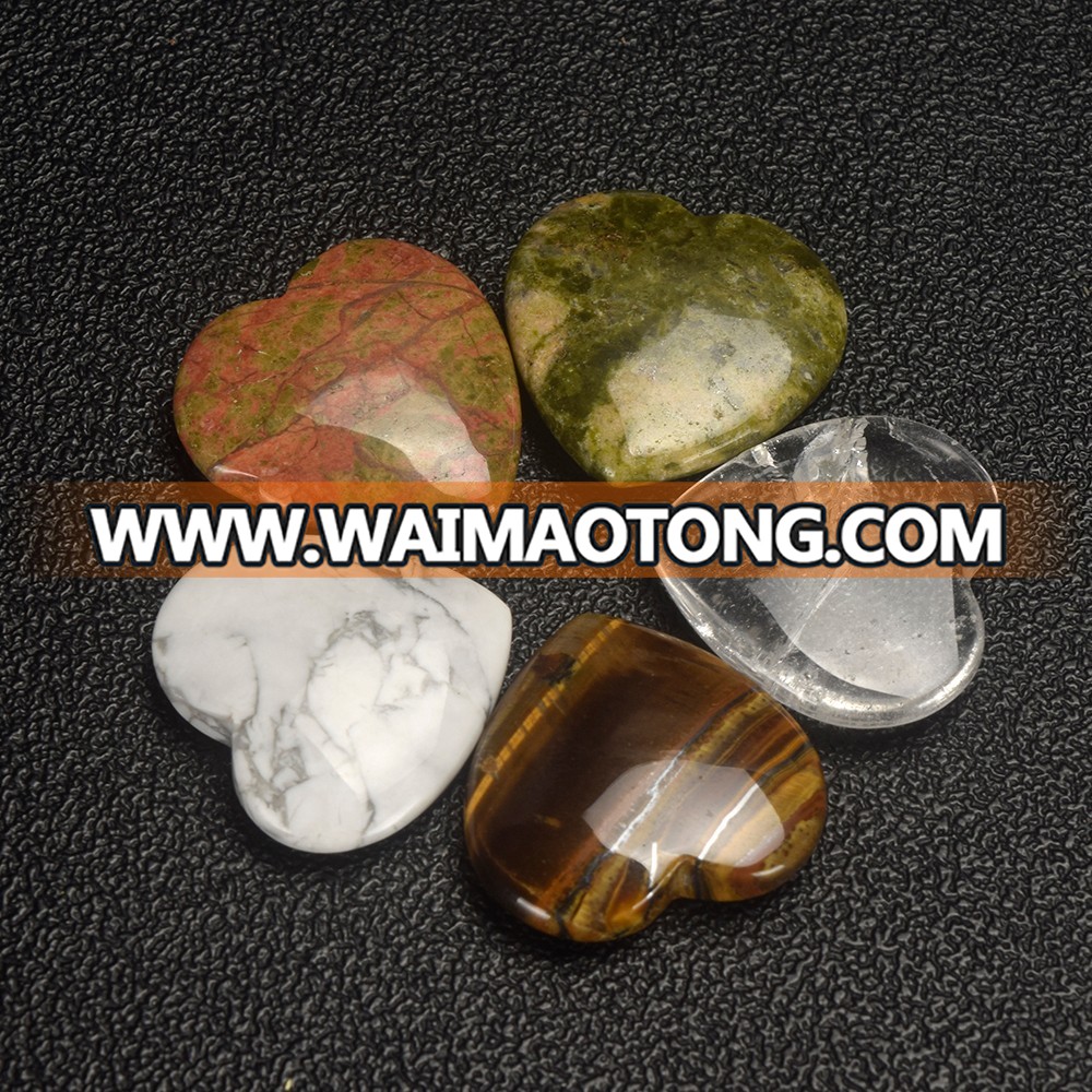 wholesale natural mixed sizes gemstones heart for sale