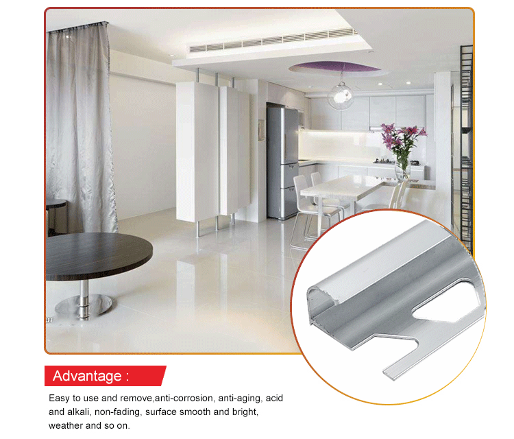 High Quality Aluminium For Ceramic Tile Corner Trim