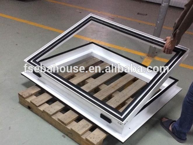 double glazed windows AS2047 glass roof overhead window design skylight window curtains